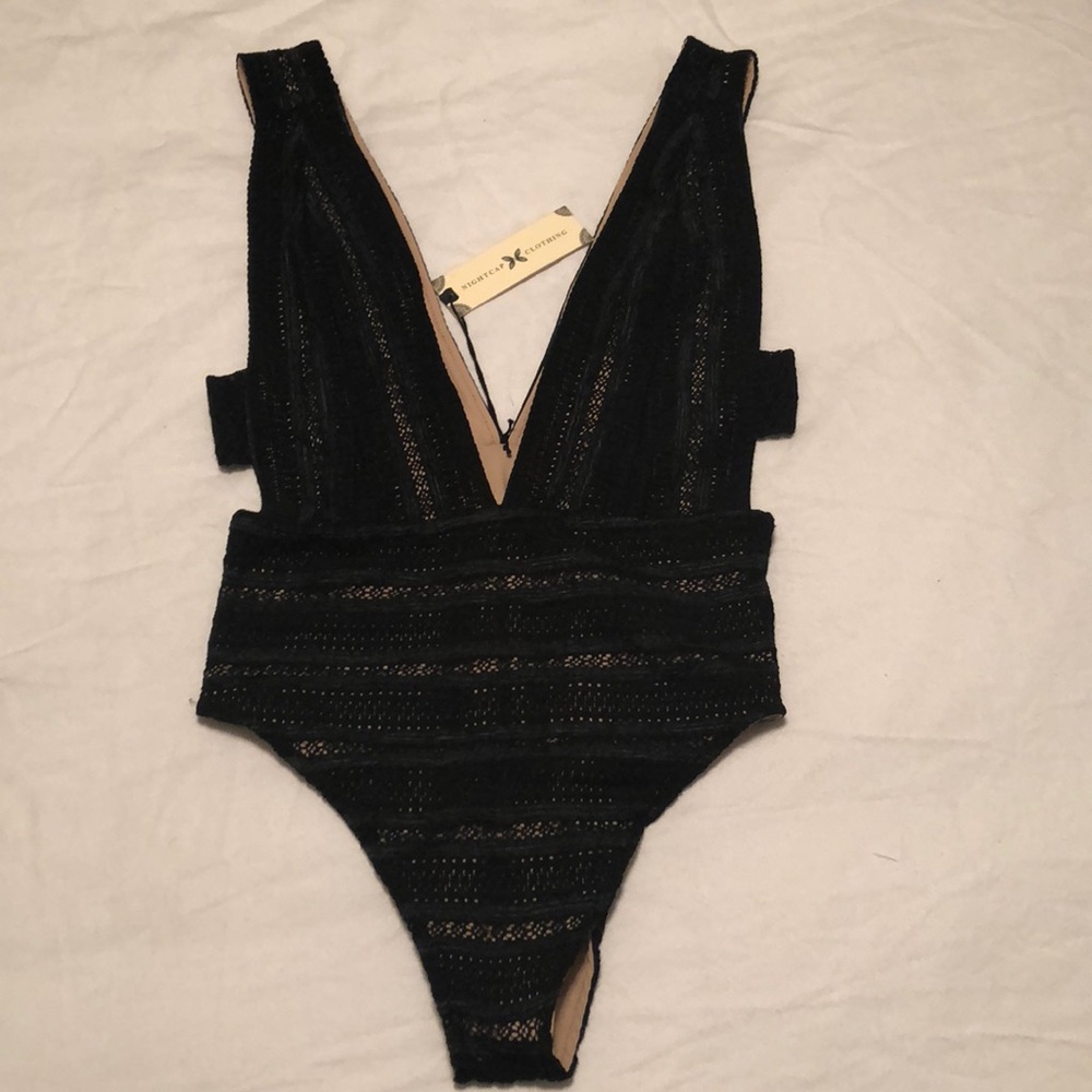 NWT Nightcap Clothing Barett One Piece Black